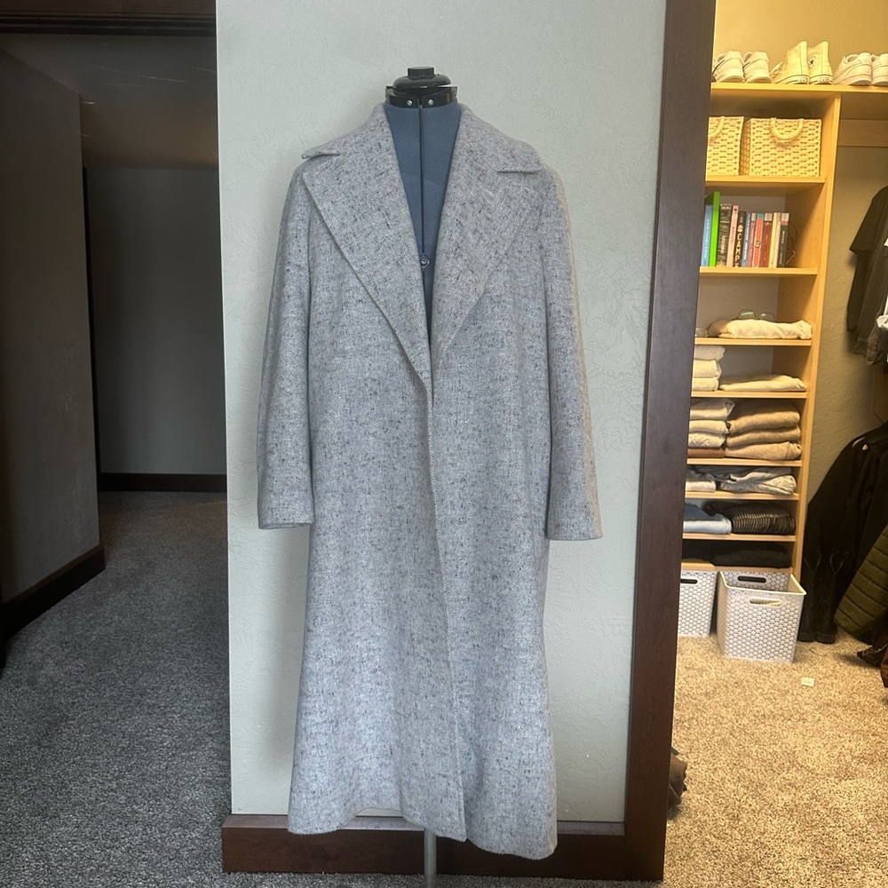 Lafayette 148 New York Gray Trench Coat